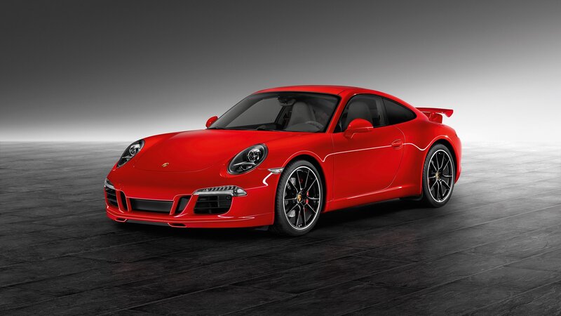 Red Porsche 911 Car — Dramatic