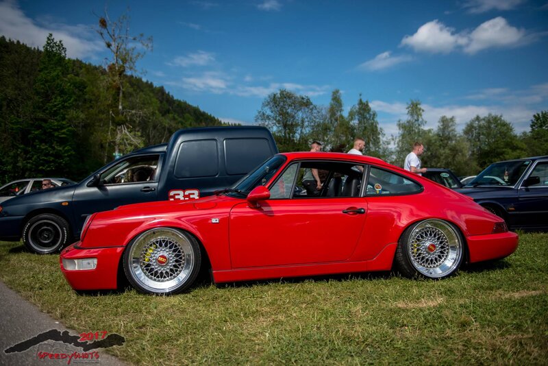 Red Porsche 911 Car — Outdoor