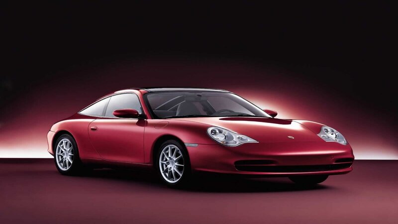 Red Porsche 911 Coupe