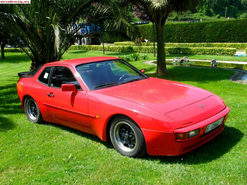 Red Porsche 944 Car