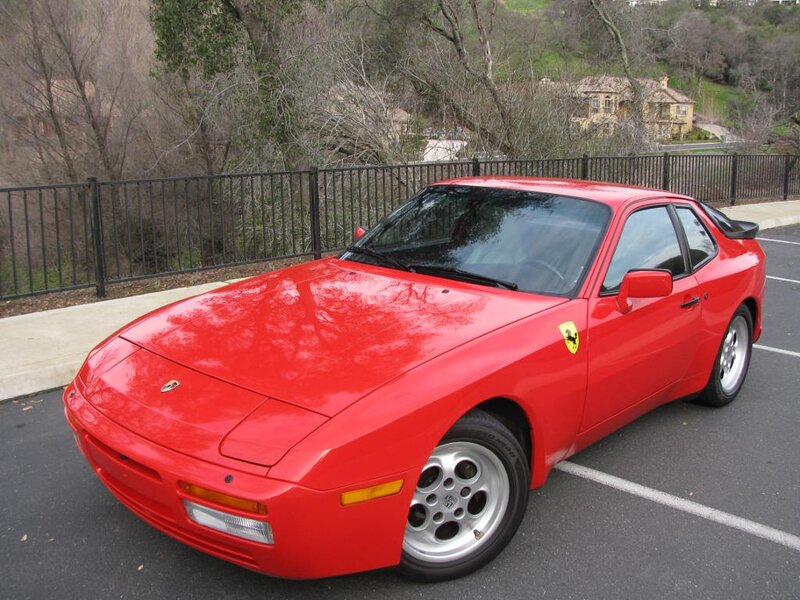 Red Porsche 944