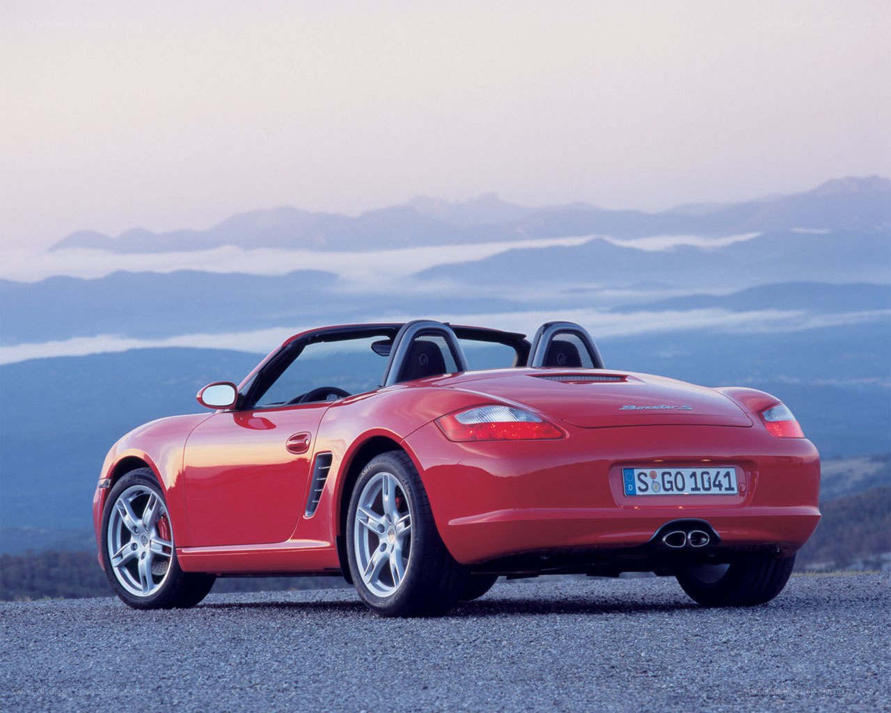 Red Porsche Boxster S