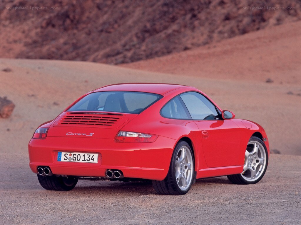 Red Porsche Carrera S