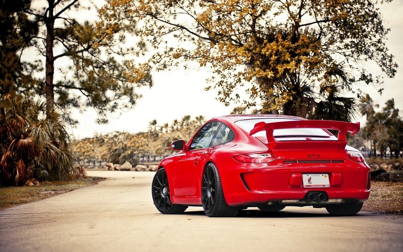 Red Porsche Gt3