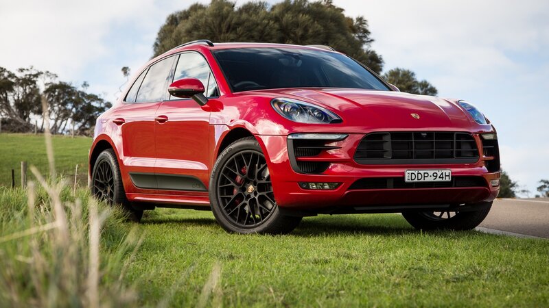 Red Porsche Macan