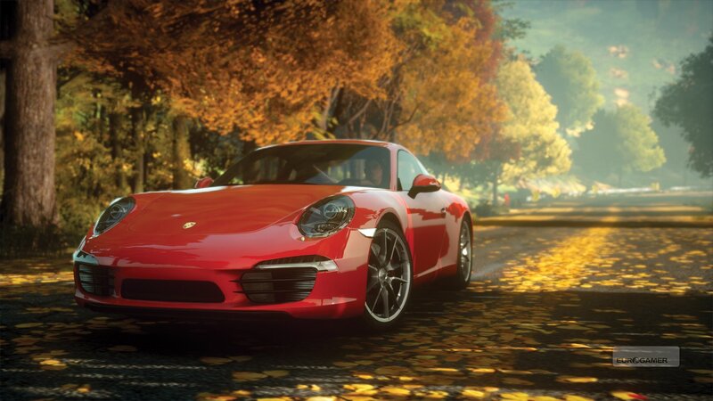 Red Porsche on Road