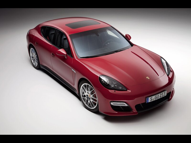 Red Porsche Panamera