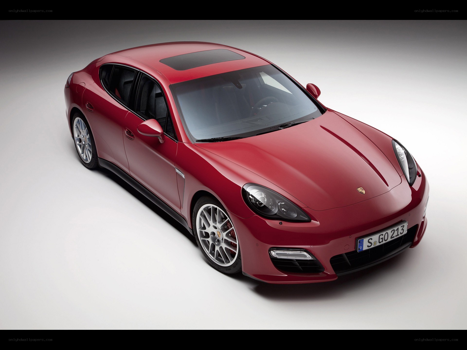 Red Porsche Panamera