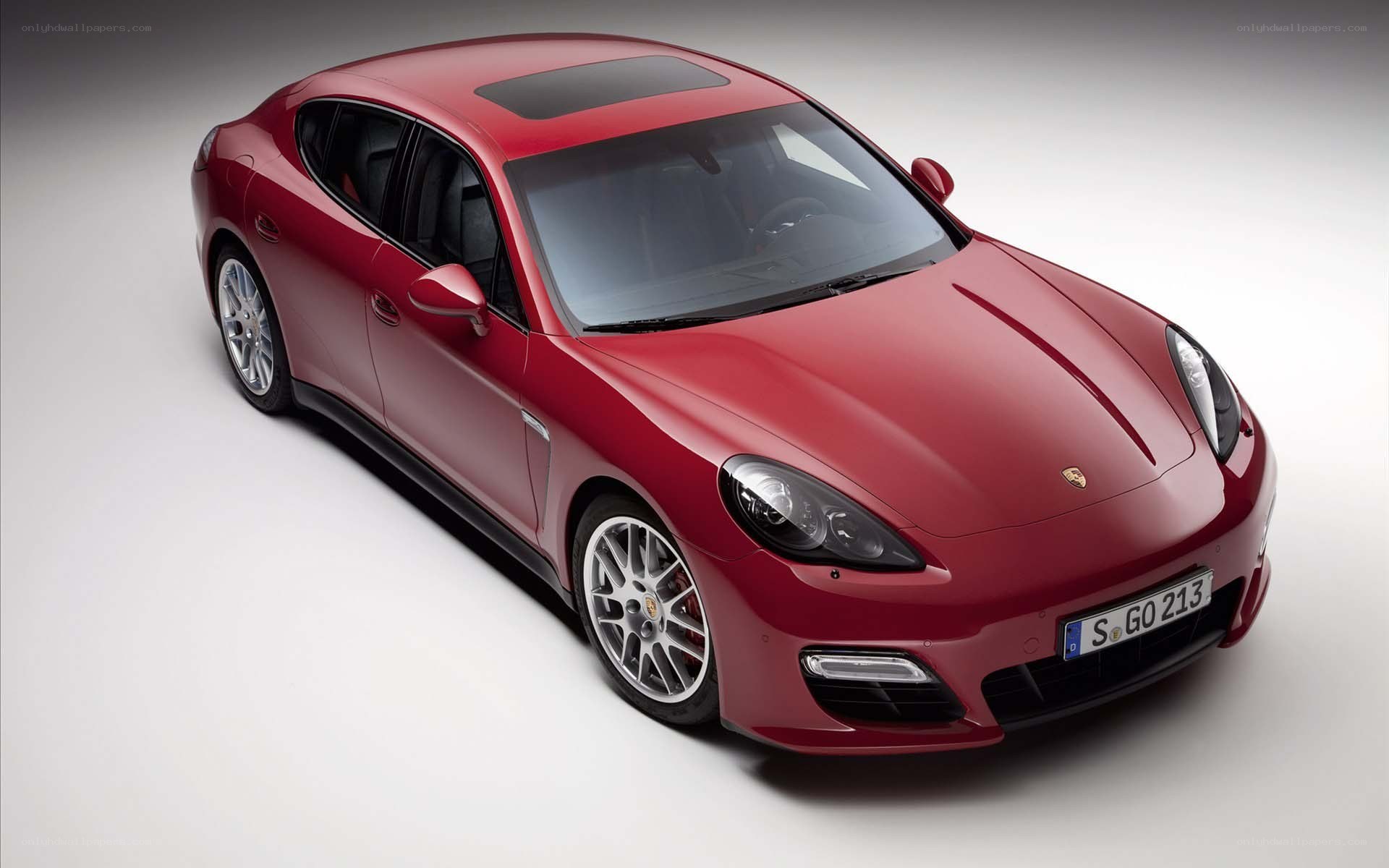 Red Porsche Panamera