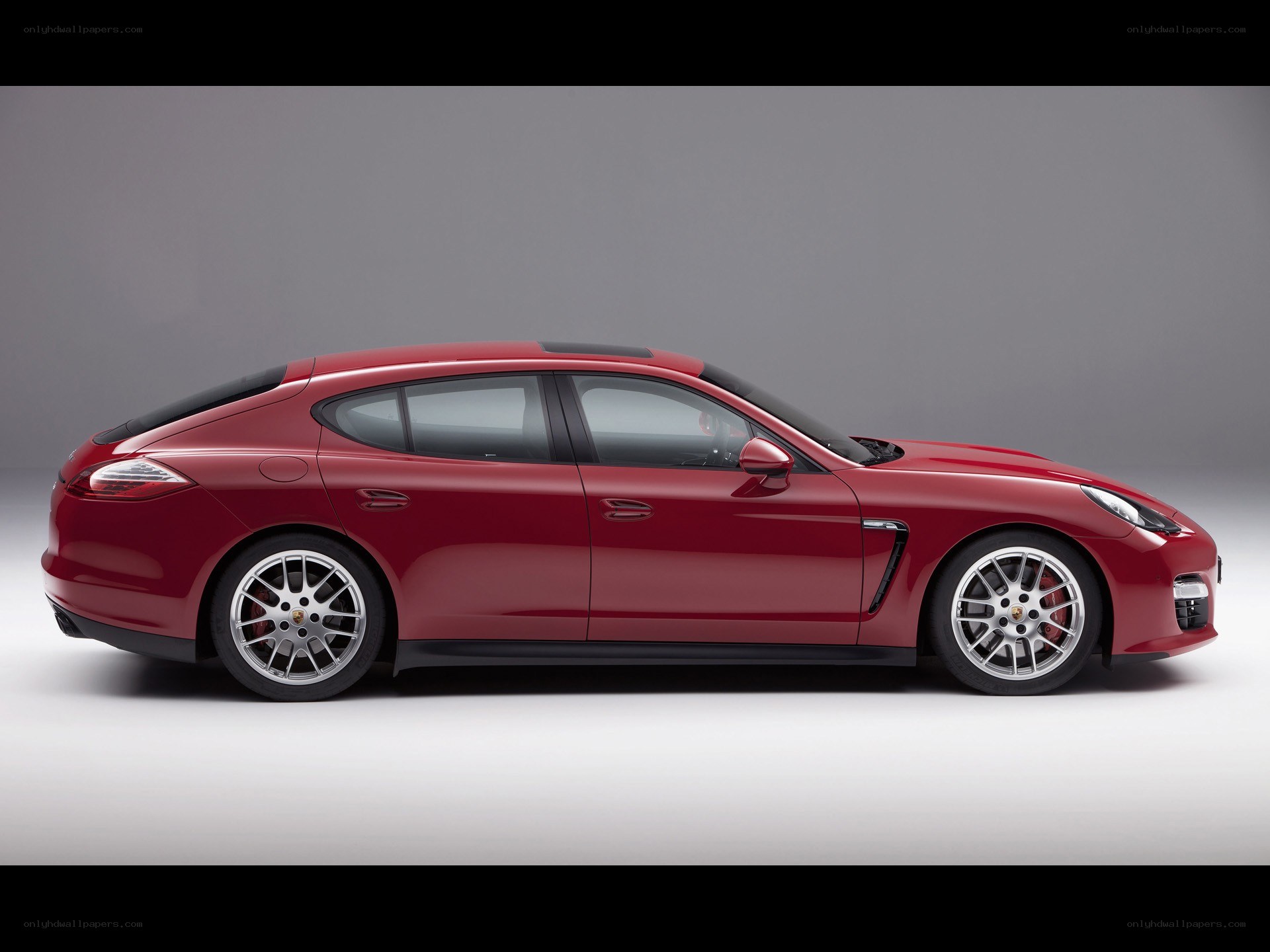 red porsche panamera sedan