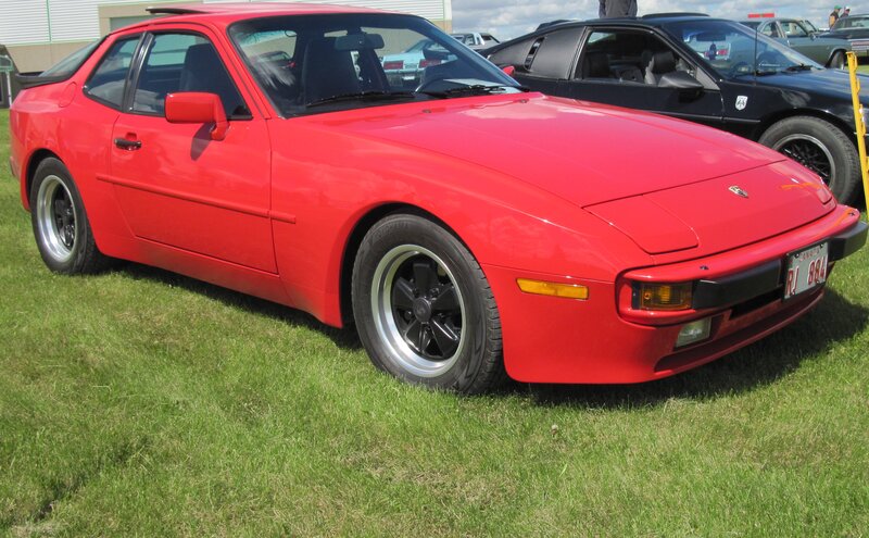 Red Porsche Sports Car — Calm