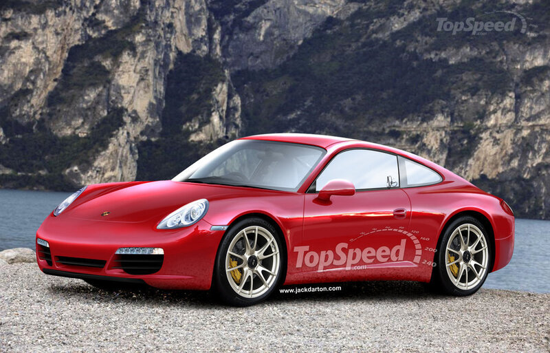 Red Porsche Sports Car — Serene