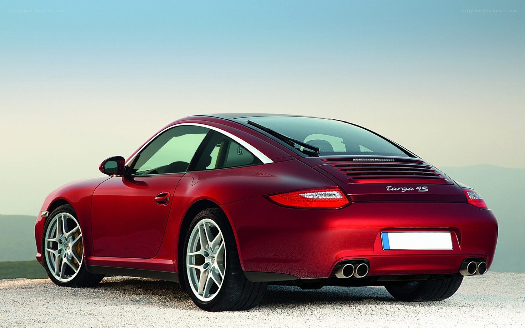 Red Porsche Targa 4S