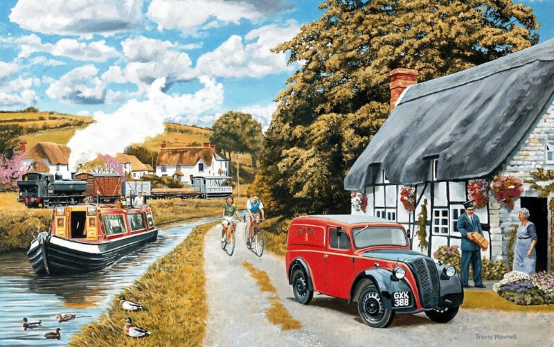 Red Post Van at Cottage
