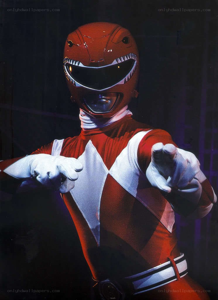 Red Power Ranger in action
