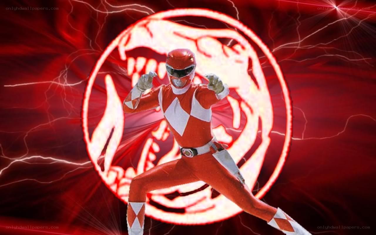 Red Power Ranger in action