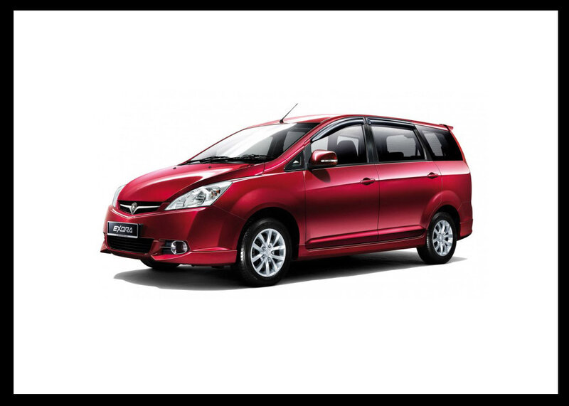 Red Proton Exora minivan
