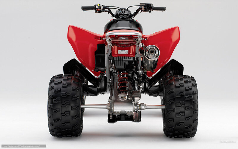Red Quad Bike