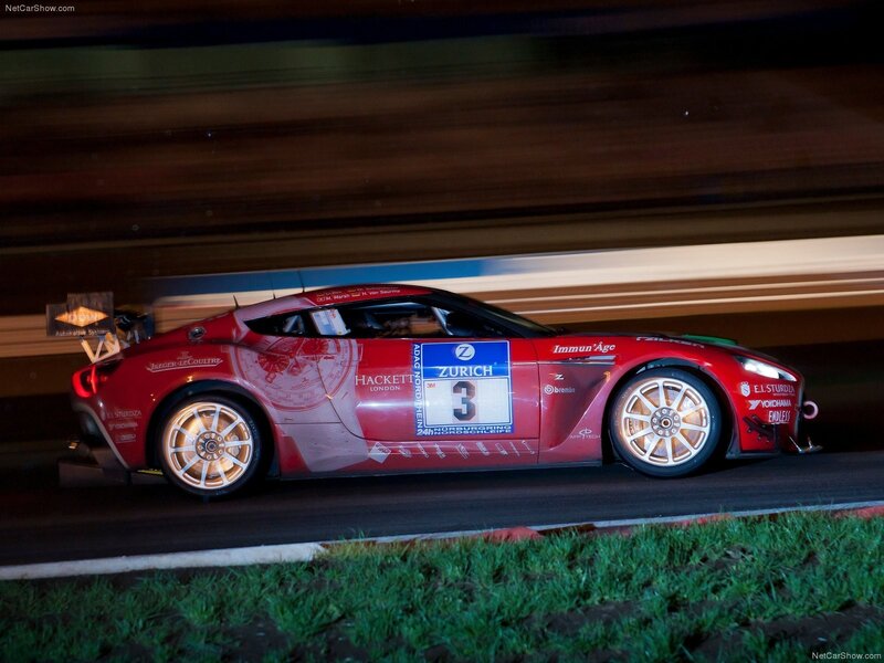red race car at night