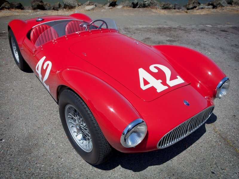 Red Race Car — Calm, Afternoon, Photograph, Number 42