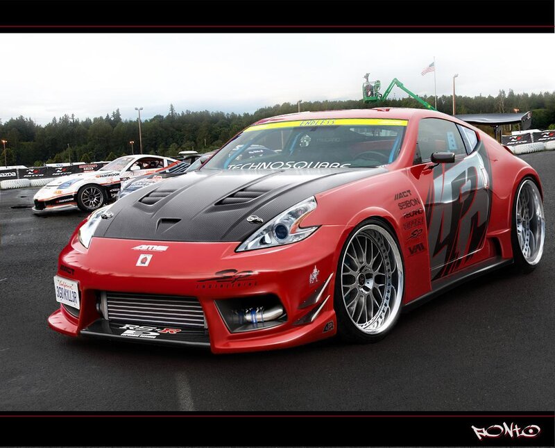 Red Race Car — Competitive, Afternoon, Photograph, Race Track
