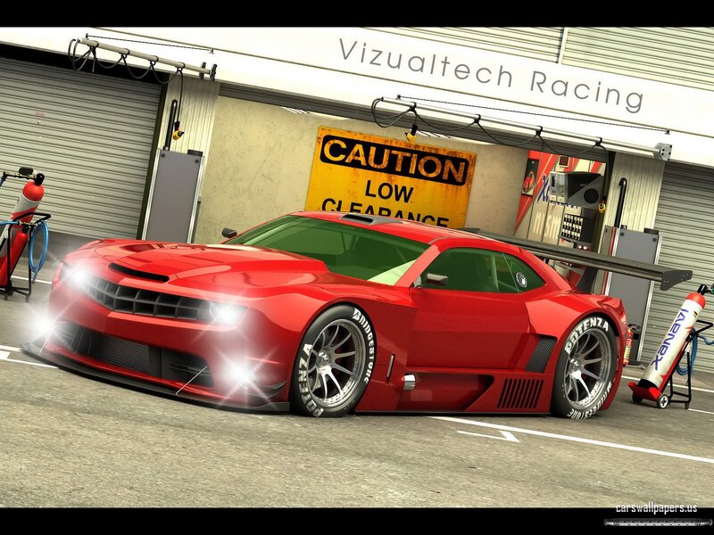 Red Race Car — Dramatic, 3d Render, Fire Extinguisher