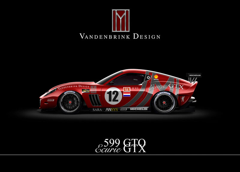 Red Race Car — Dramatic, Digital Art, Number 12
