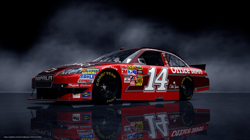 Red Race Car — Dramatic, Night, 3d Render, Smoke