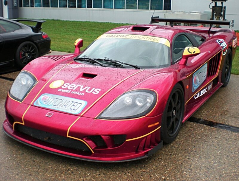 Red Race Car — Dramatic, Photograph, Race Car, Wet Pavement