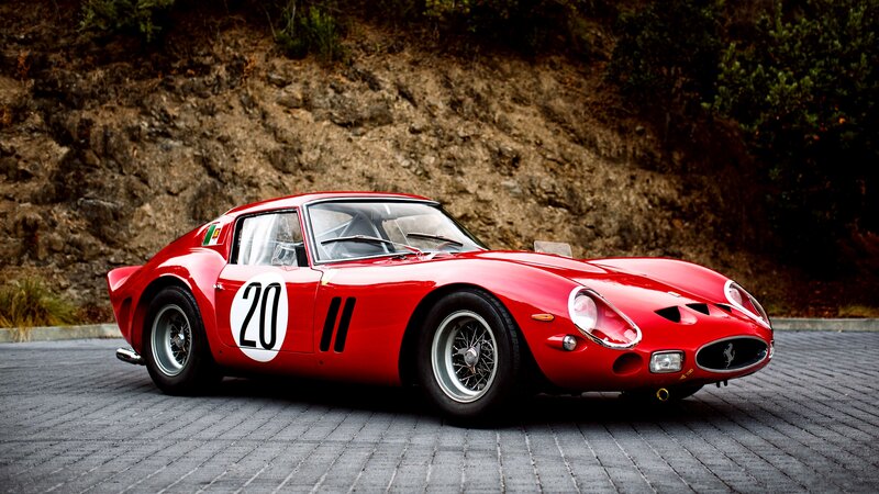 Red Race Car — Dramatic, Photograph, Road