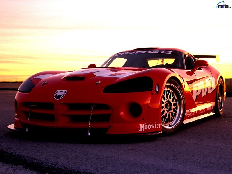 Red Race Car — Dramatic, Sunset, Photograph, Race Car
