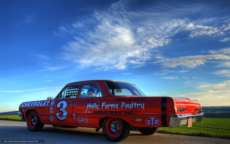 Red Race Car — Dramatic, Sunset, Photograph, Road