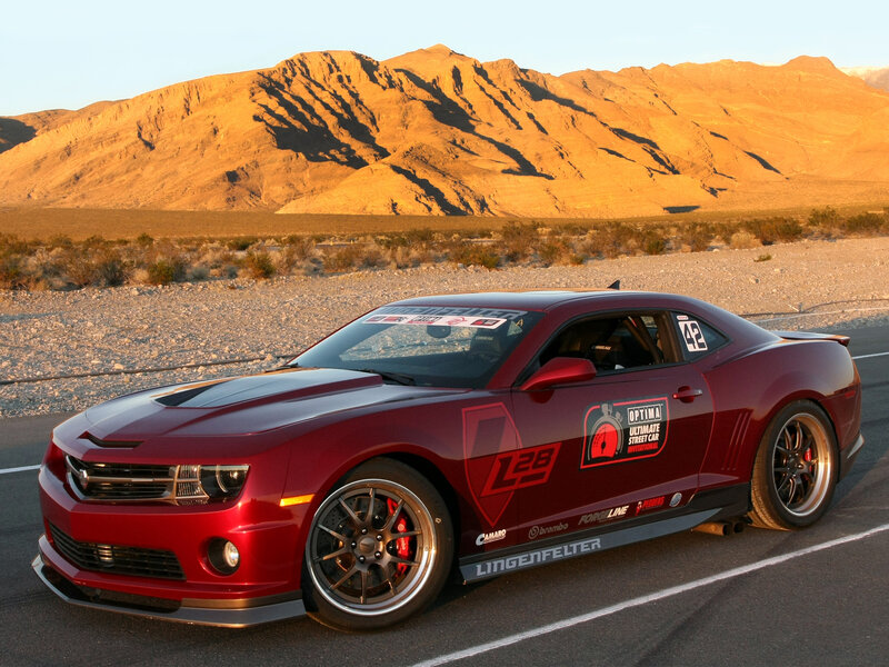 Red Race Car — Dramatic, Sunset, Photograph
