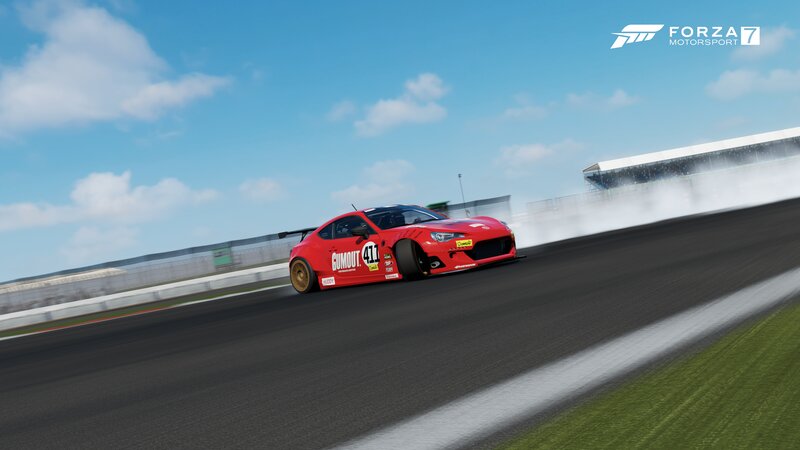 Red Race Car Drifting — Dynamic, Afternoon, 3d Render