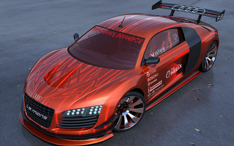 Red Race Car — Dynamic, 3d Render