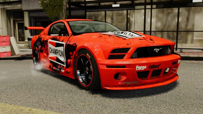 Red Race Car — Dynamic, Afternoon, 3d Render, City Street