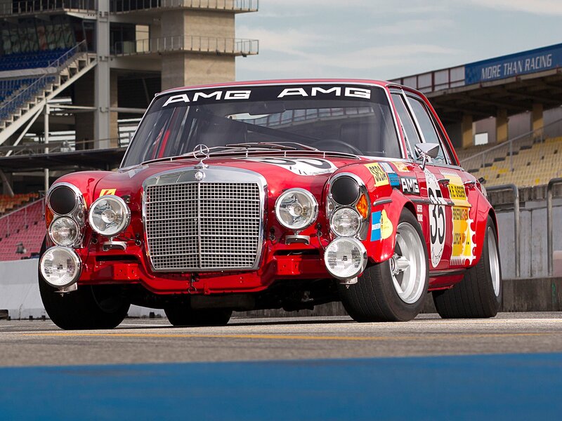 Red Race Car — Dynamic, Afternoon, Photograph, Race Track, Grandstand