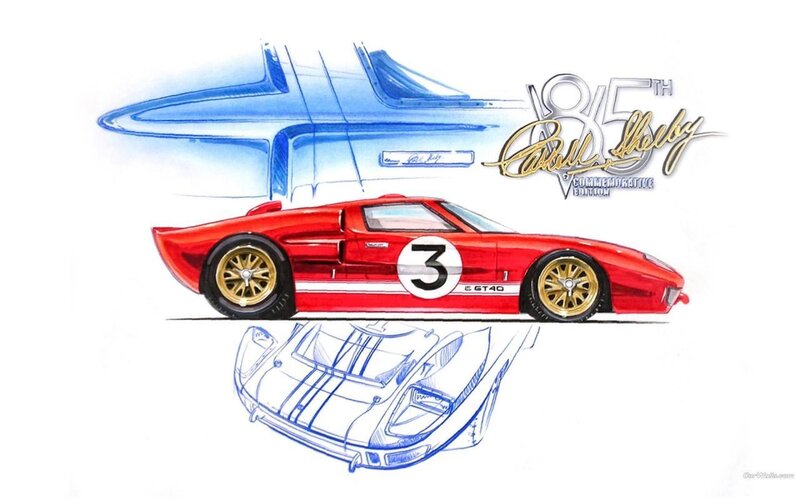 Red Race Car — Dynamic, Illustration