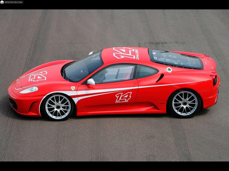 Red Race Car — Dynamic, Photograph, Race Track, Number 14, White Stripe, Black