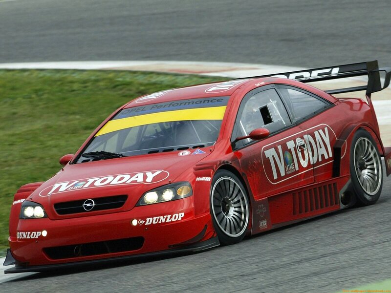 Red Race Car — Dynamic, Photograph, Race Track