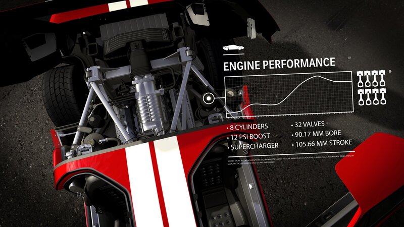 Red Race Car Engine — Technical