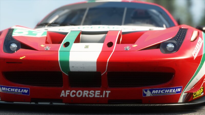 Red Race Car Front