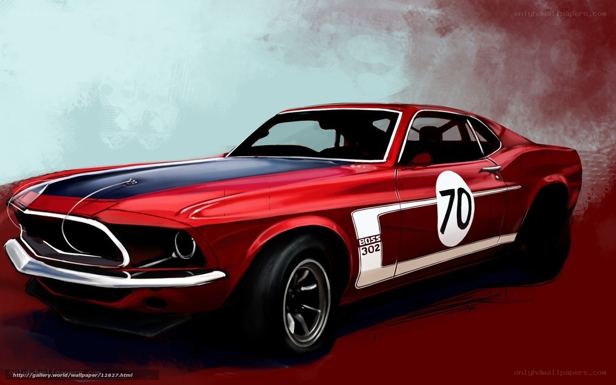 Red race car illustration