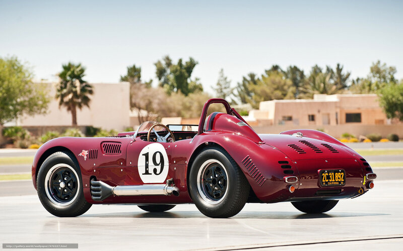 Red Race Car — Maroon