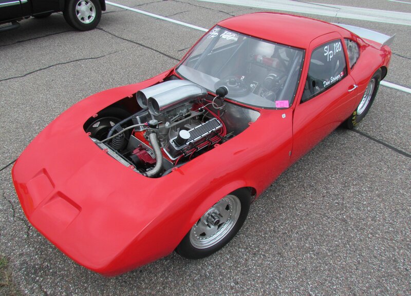 Red Race Car — Mechanical, Photograph