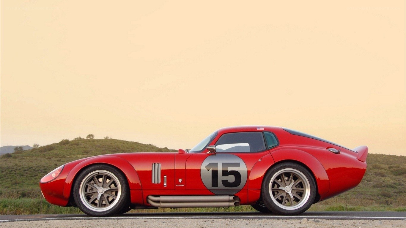 Red race car on road