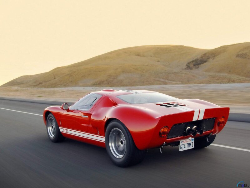 Red Race Car on Road — Dynamic, Sunset