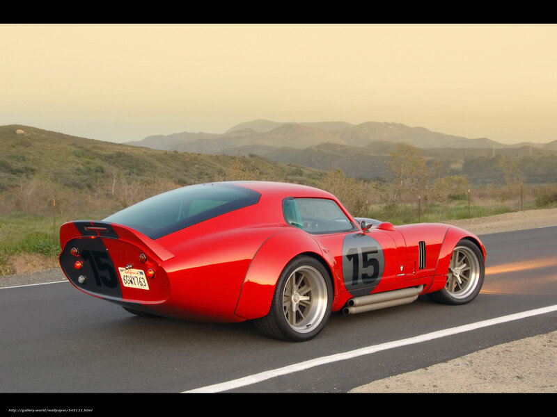 Red Race Car on Road — Serene, Sunset