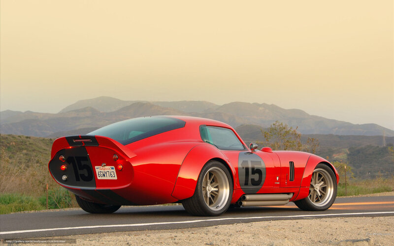 Red Race Car on Road — Serene