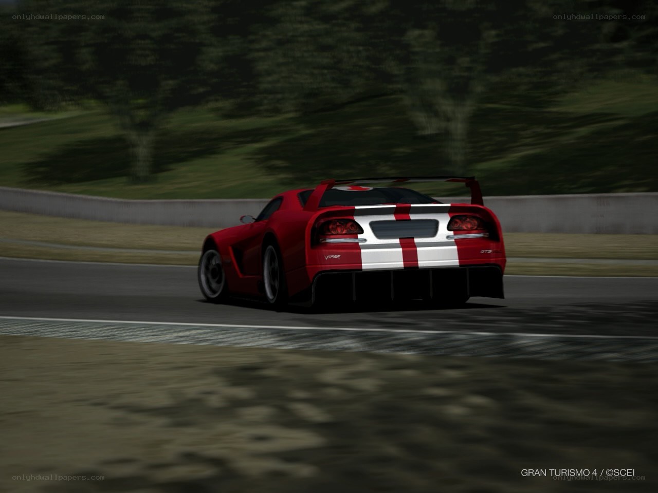 red race car on track